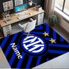 Custom Name Inter Milan Printed Carpet,Rug for Office Chair Living Room Bedroom Kitchen Room Decor Gifts.
