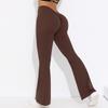 Scrunch Butt Gym Flare Leggings Sexy V talie Push Up Leggings Women Fiteness Leggings Naked Feeling Yoga Pantaloni Colanti de antrenament