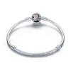 WOSTU 100% 925 Silver Poetic Blooms Bracelet & Bangles For Women Fit DIY Charms Beads Original Jewelry Gift FBS919