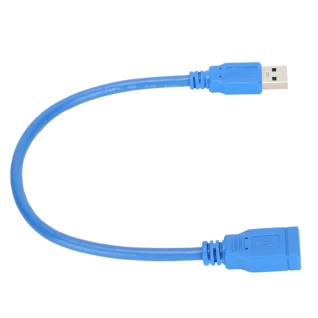Data Line Male to Female USB 3.0 Extension Cable for Hard Disk Box Printer Equipment Connection0.3M