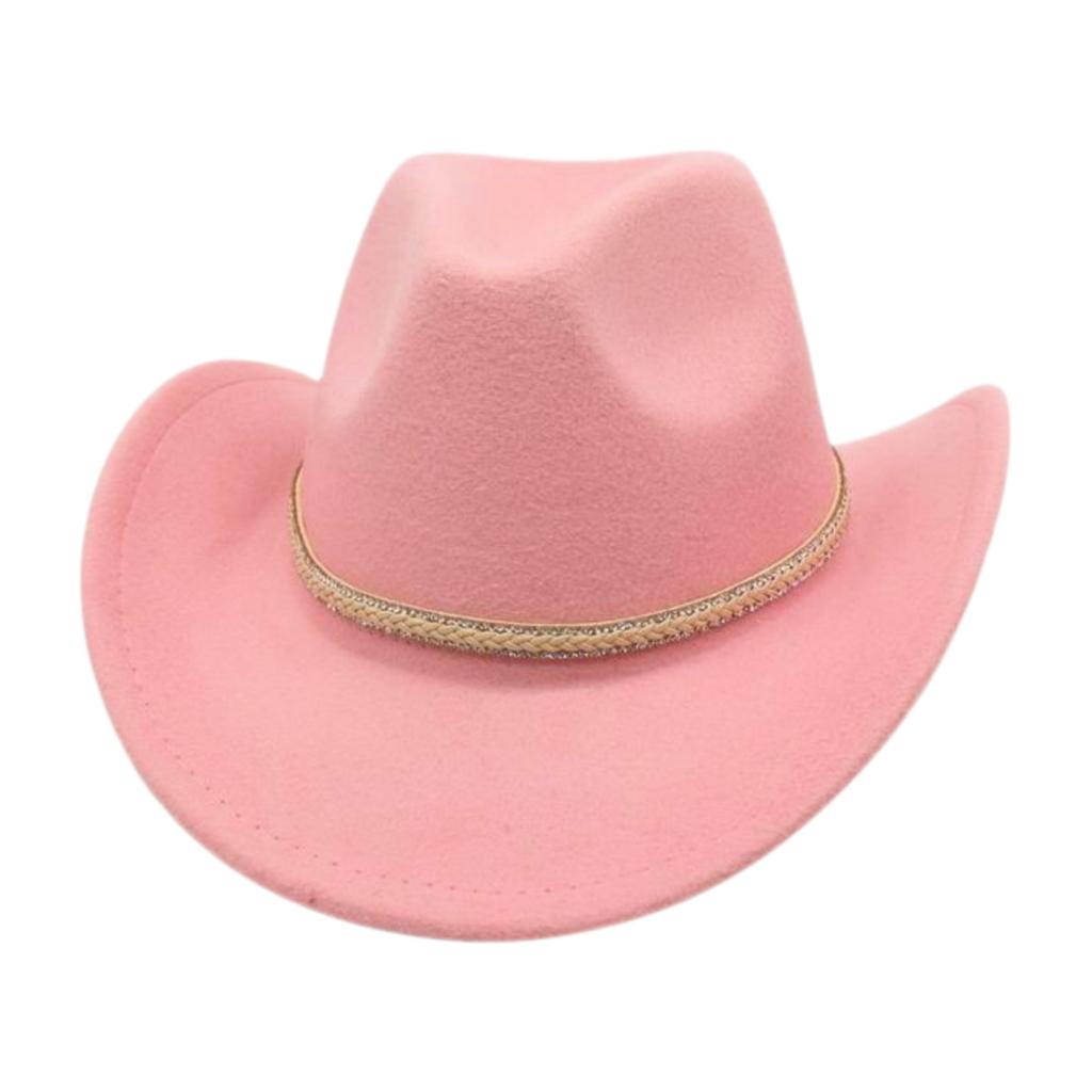 Sonnenschirm Traufe Western Cowboyhut Premium Ethnisch Stil Filzhut Feiertag Reise Winddicht Bühnenrequisiten Zylinder