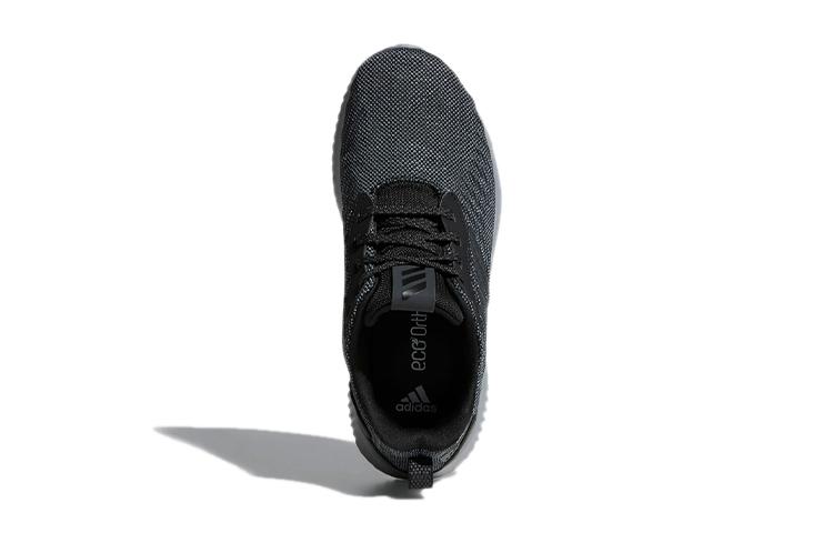 adidas Alphabounce Rc J Breathable Low Top Kids' Running Shoes Black Gray Teenagers CQ1482