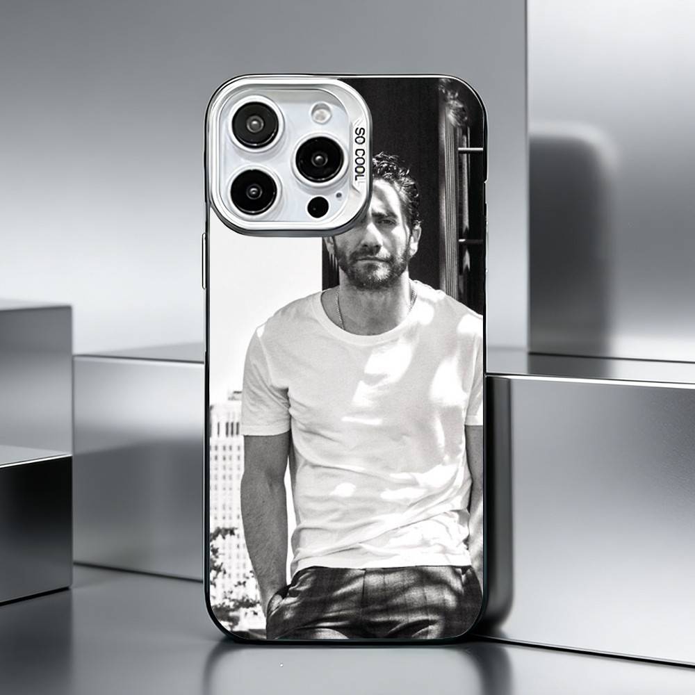 J-Jake Gyllenhaal   Phone Case For iPhone 17,16,15,14,13,12,11 Plus,Pro Max,XS,Colored silver phone case