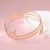 Snake Arm Ring, Personalized Animal Gold Multi-Layer Open Arm Ring