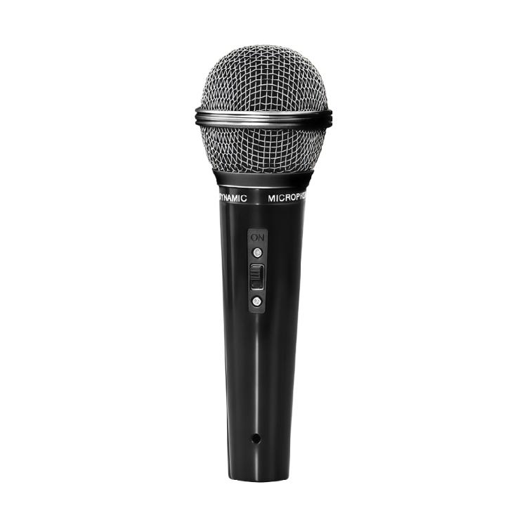 

Portable Props Microphones Highly Simulated Fake Microphones for Stage Performances Photography Props чорний