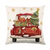 Christmas pillow cover digital printing cushion Christmas theme sofa pillow