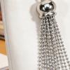 1 Stück Metallkette Quaste Leder Taschen Schmuck Vorhang Bekleidung Dekoratives Zubehör DIY Schlüssel Handy Tasche Fransenbesatz Quasten