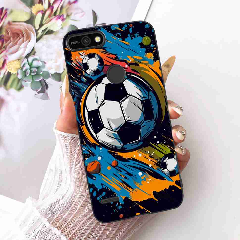 For Tecno Pop 2 F B1c Case Cartoon Lion Butterfly Silicone TPU Black Cover For Tecno Pop 2F POP 2F 5.45" Phone Cases Coque
