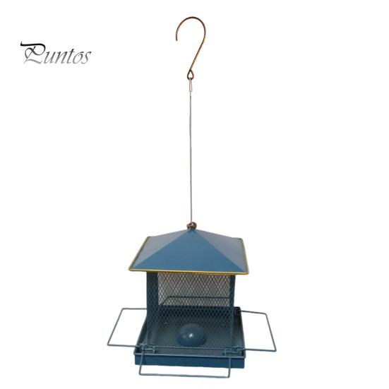 

Металлическая кормушка для птиц для улицы, подвесная железная кормушка для диких птиц, защищающая от белок, для сада, двора, украшения заднего двора