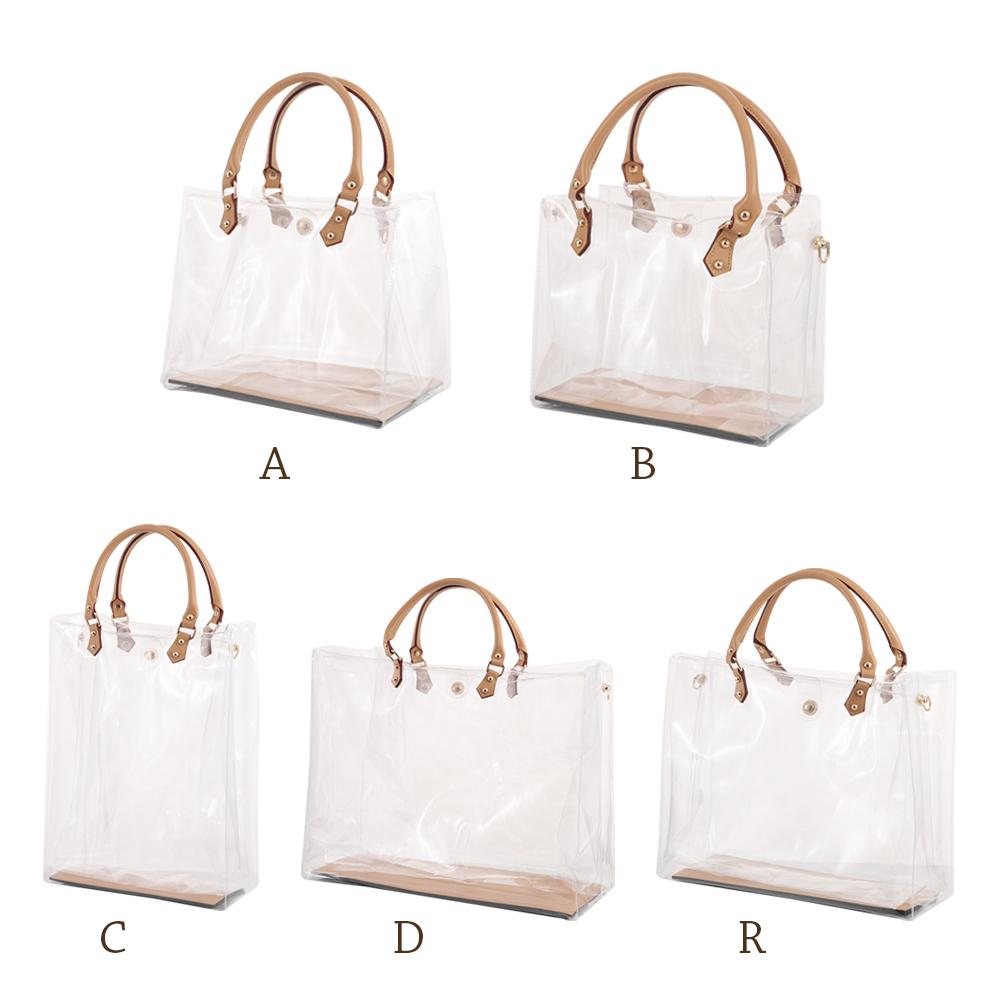 DIY PVC Tote Bag Large Capacity Handmade Handbag Making Kit Clear Gift Bag Travel