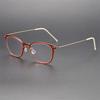 Denmark Brand Screwless Titanium Glasses Frame Men Retro Square Ultralight Eyeglasses Women High Quality Spectacles Frames 6609