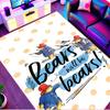 Paddington Bear Print Rug, Washable Floor Carpet, For Entryway Dorm Laundry Room Office Study, Home Decor Birthday Christmas Gift