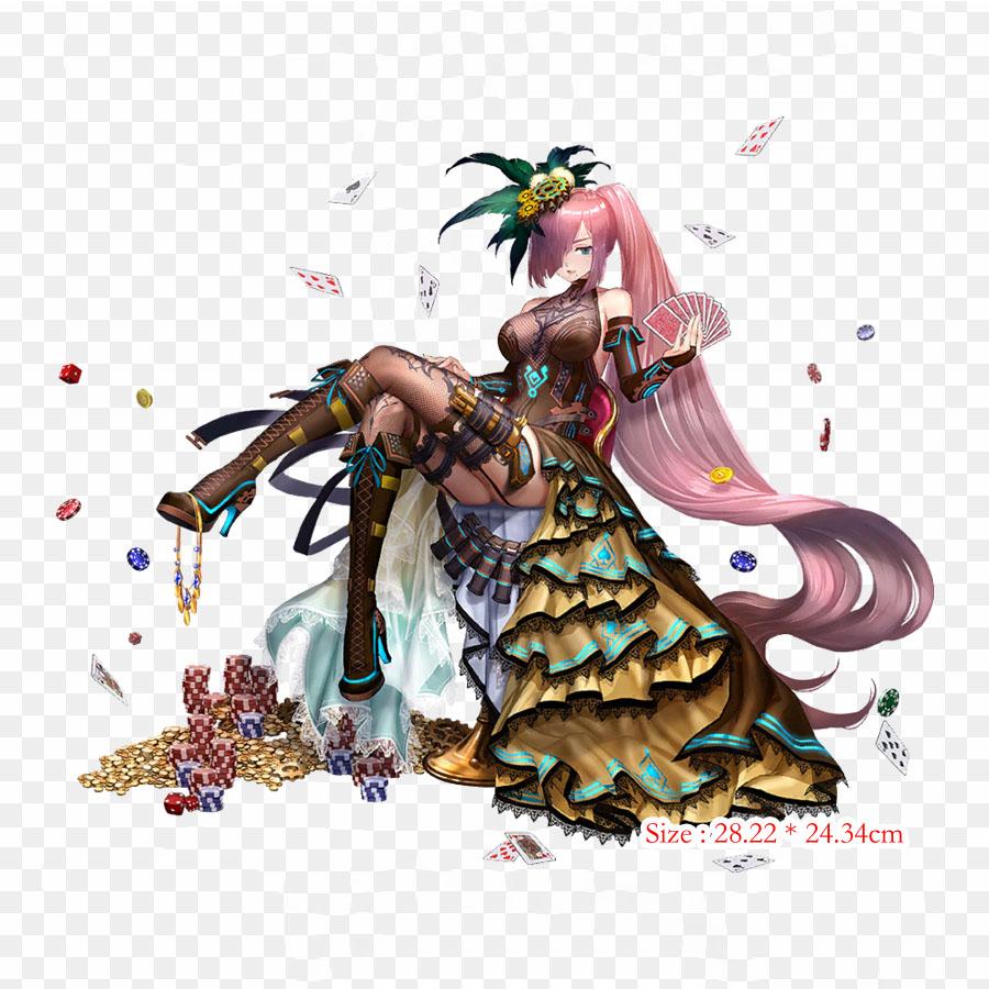 Nelke And The Legendary Alchemists Atelier Nelke T Iron-on Transfers Vynil Heat Transfer Ironing Stickers T-shirt Thermal Patches For Clothing Decor