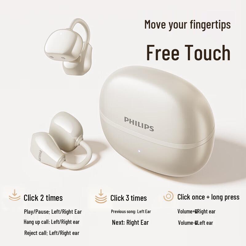 Philips TAQ2020 Open-Ear Bluetooth Sports Earbuds