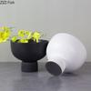 Minimalist Black and White Ceramic Vase Plant Pots Table Decoration Flowers Arrangement Flower Vase Room Aesthetic Decor