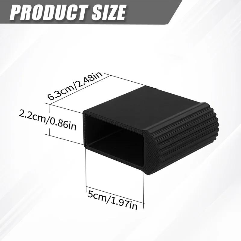 1/2pcs Ladder Outer Shoes Non-slip Rubber Ladder Feet Pads Furniture Leg Covers Replacement Protectors Cover Floor Step Cap
