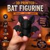 Handmade Crochet Black Bat Stuffed Toy Soft Cute For Halloween Decor Gothic Gift Kids Room Decor