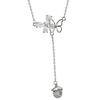 Quasten Doppel Schmetterling Halskette Leichter Luxus Schlüsselbeinkette Schlichte Nische Exquisite Kleine Pulloverkette