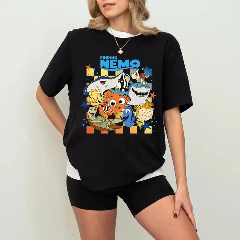 Finding Nemo Checkered TShirt Nemo And Friends S