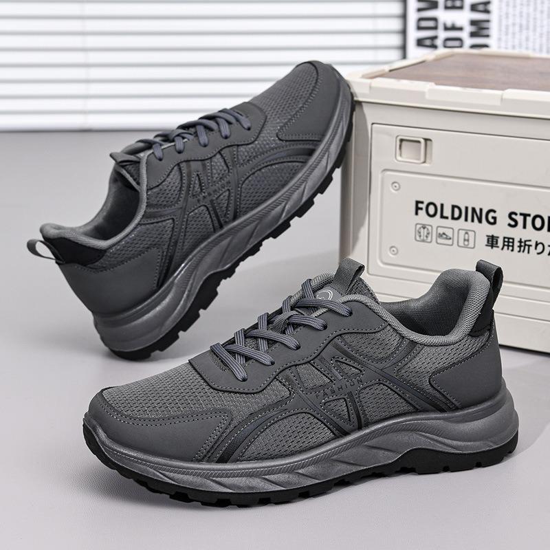 Spring new soft-soled sports and leisure cloth shoes men's outdoor travel shoes net cloth surface breathable running shoes lightweight men's shoes