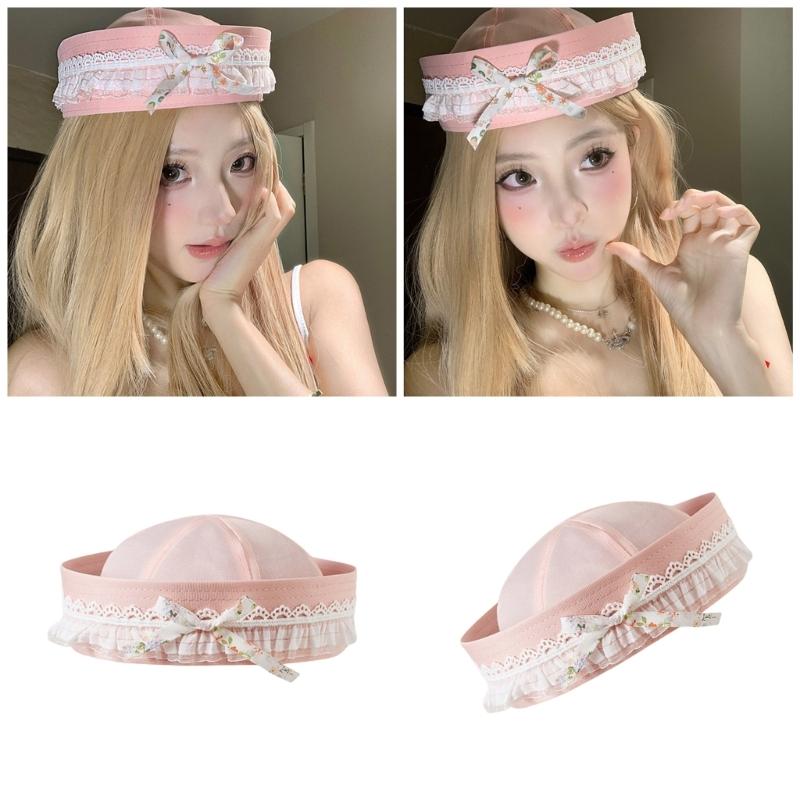 Soft Sweet Beret Hat British Stylish Hat Crushable Hat Fashionable Western Hat for Women Vintages Look