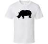 Rhinoceros Silhouette Animal Kingdom Group Halloween Costume T Shirt