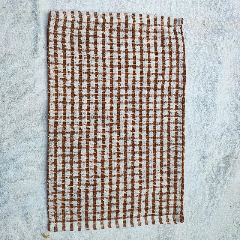 Prosop de bucătărie din bumbac cu grilă colorată: 28x40cm, 23g, disponibil în șase culori, calitate înaltă cu diverse specificații.