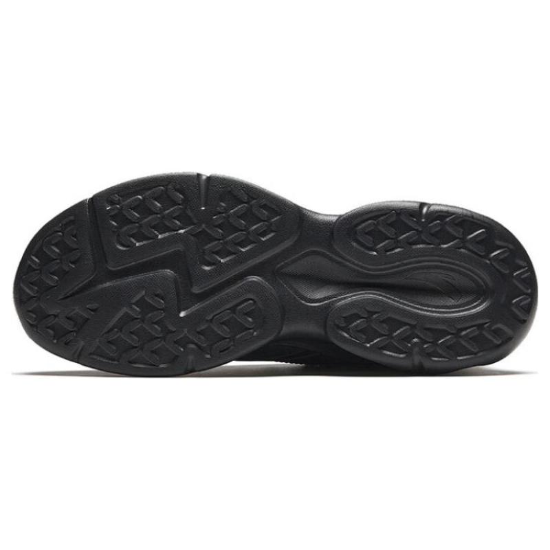 Anta Chaobai Gz Cushioning Breathable Low-Top Casual Shoes Men's Castle Gray Sneakers 112348812-11
