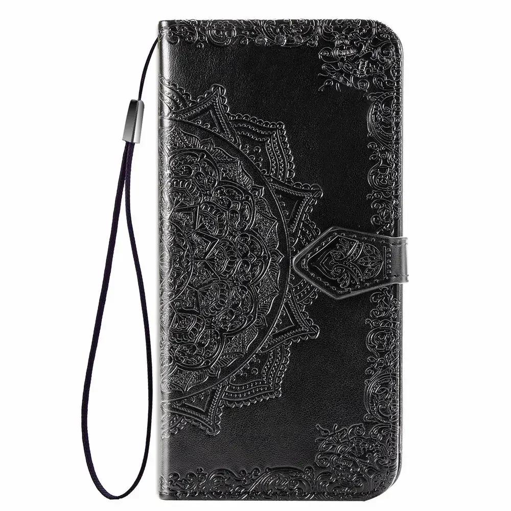Reno13 FS Reno 12F 12FS 13 14 Pro 5G 4G Flip Case Leather Wallet 3D Mandala Card Funda for OPPO Reno 12 Case 14F 13FS 13F Cover