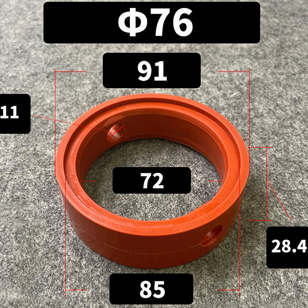 Vastagabb 25 32 38 51 63 76mm EPDM VMQ Tömítés Tömítőgyűrű Csík 1,5"-3" Tri Clamp Pillangószelephez Házi Sörfőzés