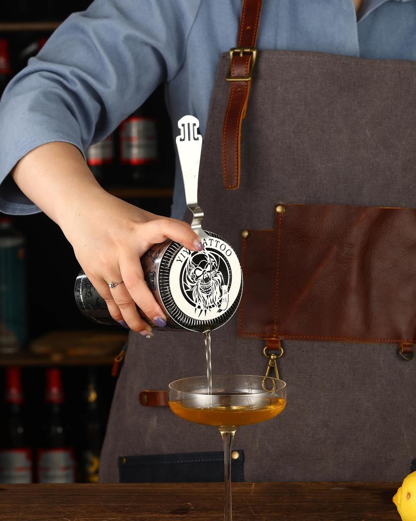 Stainless Steel Skull Cocktail Strainer Bar Strainer