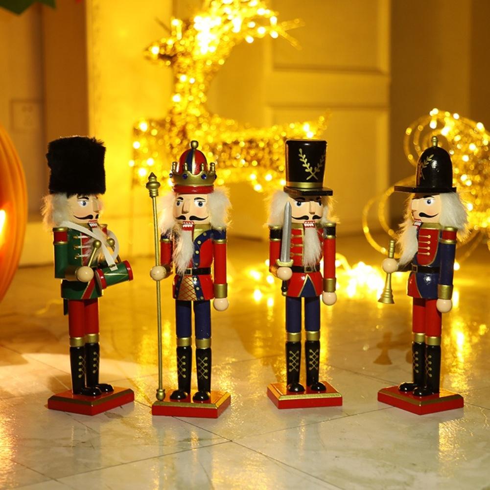 Holiday Celebration 12 Inch Christmas Nutcracker Charming Christmas Decor Set Holiday Decor Festive Holiday Decor