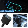 Multi-Port Car Charger With Voltage Display Adjustable Charging Multiple Fast Electrical Direction Car Accessory Device 5-O J1D3