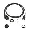 USB2.0 3.1 Type C Port Car Dashboards Panel Mount Cable Male to Female Extension for Boats Motorcycle