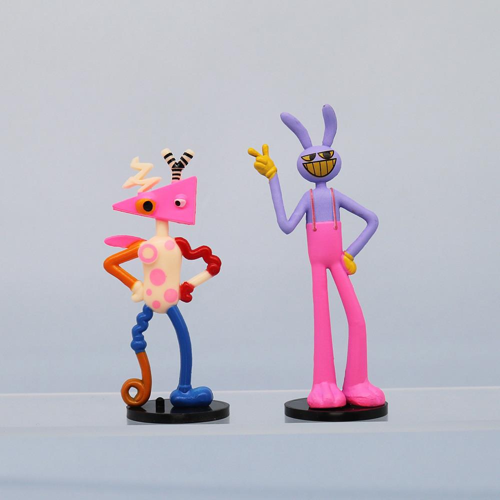 The Amazing Digital Circus Handmake Model Toy Rabbit Clown Decoration Cartoon
