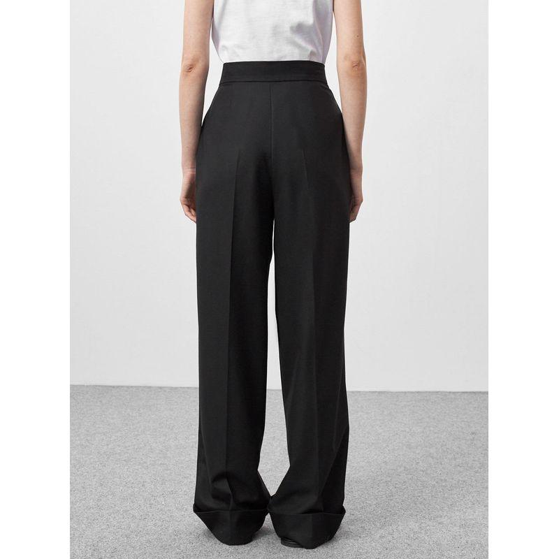 

2023 Suit Pants Loose Waist Pants Wide Leg Pants Loose Pants Black L