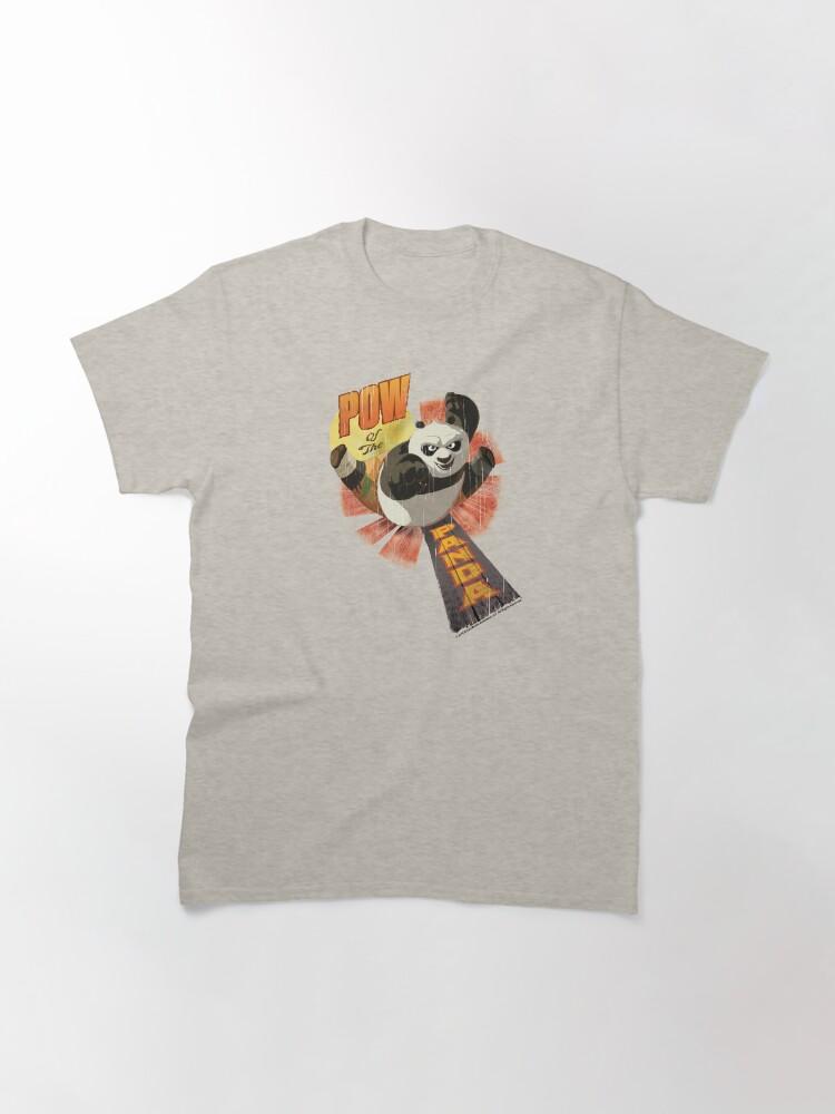 Kung Fu Panda Kung Fu Panda Pow Of The Panda Action Pose Portrait Classic T-Shirt