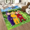 Teletubbies Rainbow Flag Square Rugs Are a Great Choice for Living Rooms, Bedrooms, Home Décor, and As Gifts.