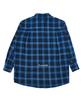TEN PAST SEVEN Back Print Check Shirt - Blue