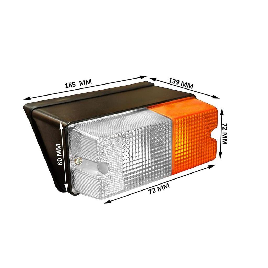 Turn signal assembly Lights Set for Farmtrac Tractor Sonalika Indofarm Standard Deutz Fahr Tractor set with 12v bulb
