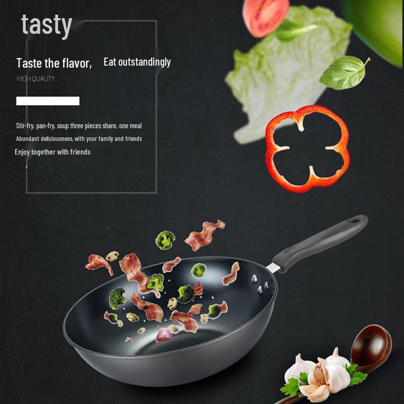 IBOH Wanjiale Iron Wok 3-Piece Set