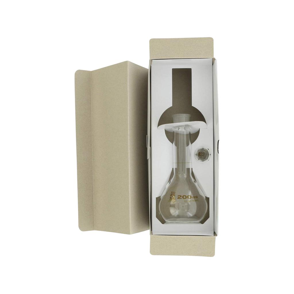 Shibata Scientific Volumetric Flask, Rectangular, 200mL (023080-200)