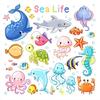 Ocean Animals Cutting Dies Stencil Template Mold Stamp Embossing Art Craft Decor