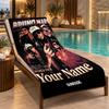 Custom Name Bruno Mars Beach Towel Personalized Text Soft Towel Swimming Travel Bath Gift
