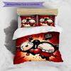 3pcs Pucca1 pattern bedding set duvet cover set includes duvet cover &pillowcases, perfect all season bedroom decoration & gift