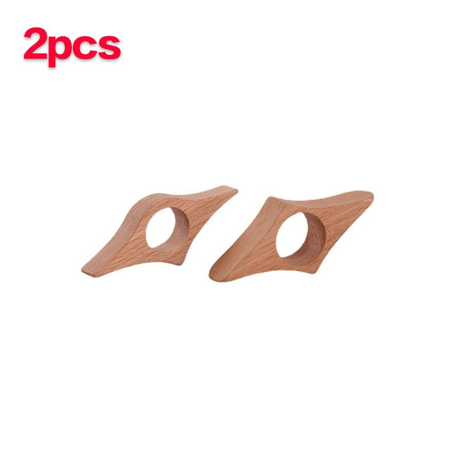 

2pcs wooden thumb bookmarks, portable and lightweight, one handed quick flip reading stand, reading tool, office supplies