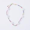 Baroque pearl necklace korean and japanese style colorful pearl clavicle chain