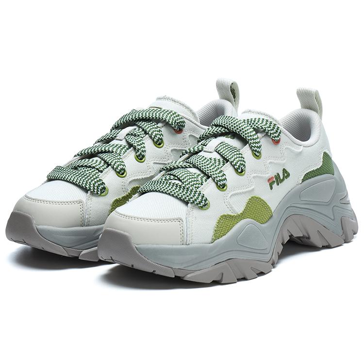 FILA Abrasion Resistant Breathable Lightweight Height Increasing Cushioning Low top Canvas Shoes Women's (Unisex) Canvas Shoes F12W321304FVE