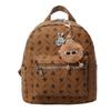 Women's bag printed wear-resistant backpack large capacity texture leisure travel backpack