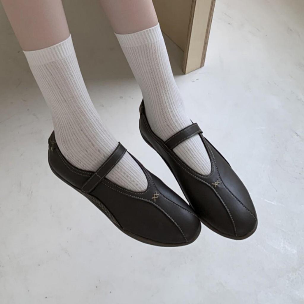 2025 Velcro Ballet Flats: Versatile One-Strap Soft Sole Casual Women's Shoes